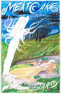 Dame Darcy Meat Cake #4 Cover Original Art (Fantagraphics, 1995). The ethereal Dame Darcy turns in a haunting and -