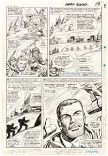 Dick Ayers and John Tartaglione Sgt. Fury and His Howling Commandos #32 Story Page 10 Original Art (Marvel, 1966). - | Heritage