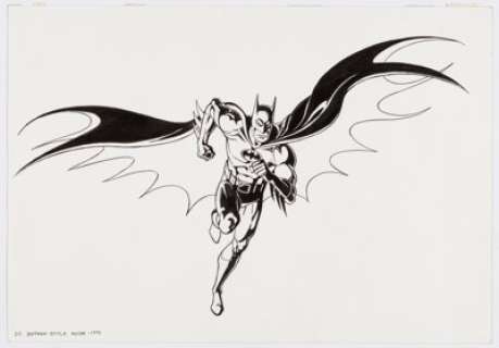 José Luis García-López DC Style Guide Batman Illustration Original Art (DC, 1991). - | Heritage