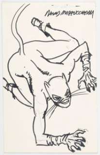 David Mazzucchelli - Batman and Catwoman Illustration Original Art Group of 2 (Undated) Batman and Catwoman - | Heritage