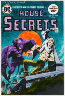 Tatjana Wood House of Secrets #129 Cover Color Guide (DC, 1975).... | Heritage