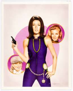 David Voigt Femme Fatales Vol 7 #4 Cover Painting "Emma Peel" Original Art (Frederick S. Clarke, 1998). ... | Heritage