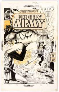 Don Perlin Fightin’ Army #107 Cover Original Art (Charlton Publ., 1973). ... | Heritage