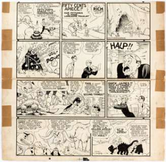 Al Capp Studios Li’l Abner  Sunday Comic Strip dated 1-11-42 Original Art (United Feature Syndicate, circa 1942). - | Heritage