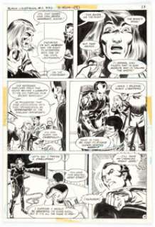 Trevor Von Eeden and Frank Springer Black Lightning #2 Story Page 13 Original Art (DC, 1977).... | Heritage
