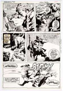 Gene Colan and Tom Palmer Daredevil #90 Story Page 17 Original Art (Marvel, 1972). Natasha Romanov recalls some of - | Heritage