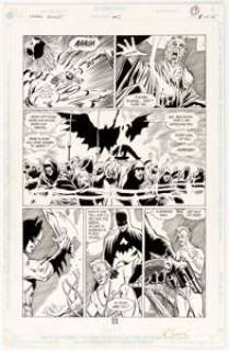Ed Hannigan and John Beatty Batman: Legends of the Dark Knight #5 Page 17 Original Art (Marvel, 1990). Batman - | Heritage