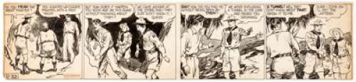 Frank Godwin - Roy Powers, Eagle Scout Daily Comic Strip #U-32 Original Art (Ledger Syndicate, 1938).
