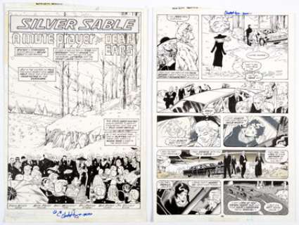Mark Propst and Andy Mushynsky - Web of Spider-Man Annual #5 Story Page Original Art Group of 2 (Marvel, 1989).