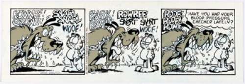 Jim Davis | Garfield Daily Comic Strip Original Art dated 3-19-98 (United Feature Syndicate, 1991). | Heritage