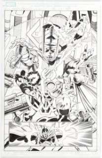 Pat Olliffe And Scott Koblish | Last Planet Standing #1 Splash Page 17 Galactus Original Art (Marvel, 2006). | Heritage
