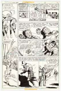 Curt Swan And Frank Springer | Superman #311 Story Page 9 Flash Original Art (DC, 1977). | Heritage