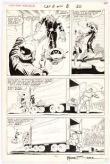 Mike Zeck And John Beatty | Captain America Annual #8 Story Page 16 Original Art (Marvel, 1986). ... | Heritage