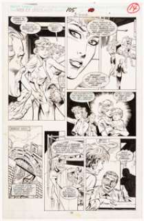 Alex Saviuk, Don Hudson, and Stephen Baskerville - Web of Spider-Man #105 Story Pages 14 & 15, #106 Story Pages 16 & 26 Original Art Group of 4 (Marvel, 1993).