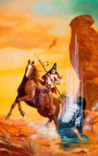 Dorian Vallejo | Time Trap: Showdown Cover Original Art (Ace Books, 1992). | Heritage