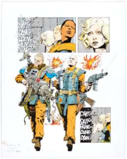 Arthur Ranson - Judge Dredd Megazine #230 Story Page 2 Psi-Judge Anderson Original Art (Rebellion, 2005).