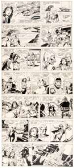 Dan Barry | Flash Gordon Daily Consecutive Comic Strip Original Art Group of 7 (King Features Syndicate, 1986). | Heritage