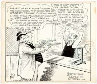 Bill Freyse - Our Boarding House with Major Hoople Daily Comic Strip Original Art Group of 3 (Newspaper Enterprise Association, Inc., 1961-66).