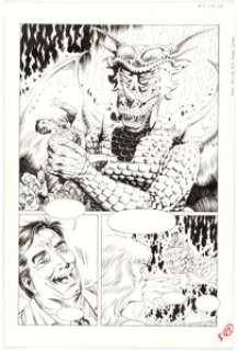 Herb Trimpe and George Freeman - Dinosaurs Attack! #5 Story Page 16 Original Art (IDW, 2013).