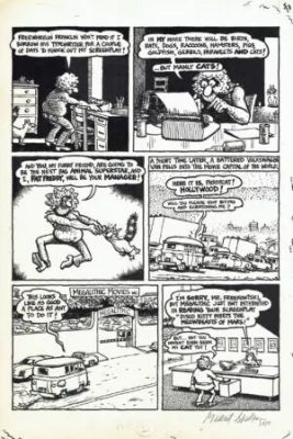 Gilbert Shelton | The Freak Brothers – Fat Freddy – The Burning of Hollywood | La Galerie de la Bande Dessinée