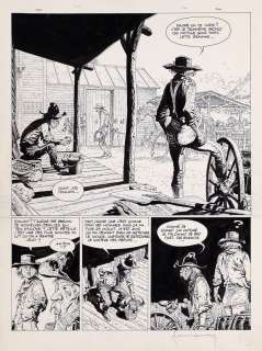 Hermann | Comanche, planche n°1 à l’encre de Chine du… | AZ auction