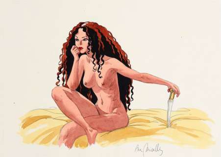 Mirallès | Djinn, illustration à la mine de plomb, à… | AZ auction