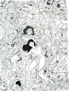 Pierre ALARY - Conan le Cimmérien Couverture édition N&B