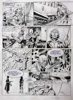 Girod, Thierry | Original page (p.47)  - Durango 16  - Een gier in de schemer  - (2012) | Catawiki