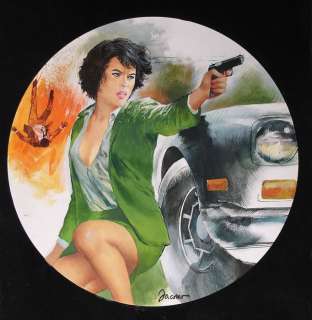 Jacono, Carlo | Original cover Segretissimo no. 898 "Corsa al Buio" (1981) | Catawiki