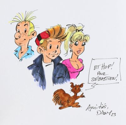 Dany | Spirou et la gorgone bleue, édition originale de… | AZ auction
