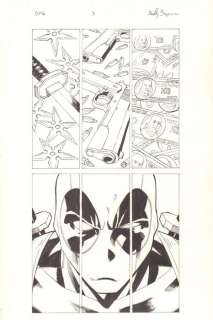 Marvel Comics | Deadpool: The Gauntlet #3  - Original Art By Reilly Brown  - Signed | Catawiki