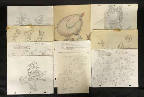 Shamus Culhane. Lot of Drawings. | Weiss Auctions