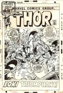 John Romita Sr John Buscema - Thor 194 Cover