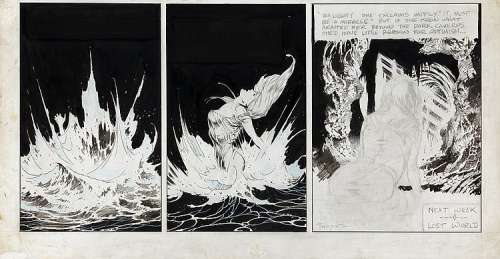 (Frazetta) Nina, bottom strip. | Profiles in History