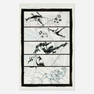 Gustavo Vazquez, What If? Spider-Man: Back in Black #1 Story Page 9 Original Art (Marvel Comics, 2008) | Landry Pop Auctions