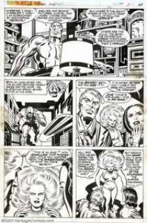 Jack Kirby and Joe Sinnott - Original Art for The Silver Surfer Graphic Novel, page 64 (Marvel, 1978). This lovely - | Heritage