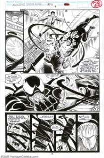 Todd Smith - Original Splash Page Art for Amazing Spider-Man #373, page 28 (Marvel, 1993). The fourth page from - | Heritage