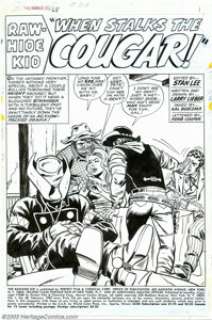 Larry Lieber and Sal Buscema - Original Art for The Rawhide Kid #68, Group of 13 pages (Marvel, 1968). An - | Heritage
