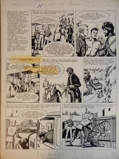 Kearon, Edward | Originele pagina  - Archie, de man van Staal  - Bodyguard to the Menaced Rajan  - (1958) | Catawiki