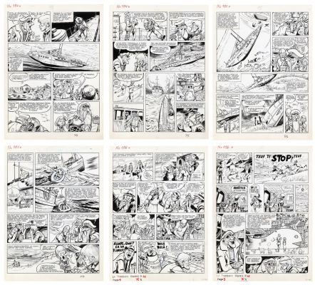 Sirius | Lot 178 - Penterghast, ensemble de 6 planches (n° 3 à 8)… | AZ auction