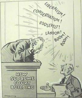 32: Herblock Herbert Block Supreme Court Controversy La | Hess Fine Auctions