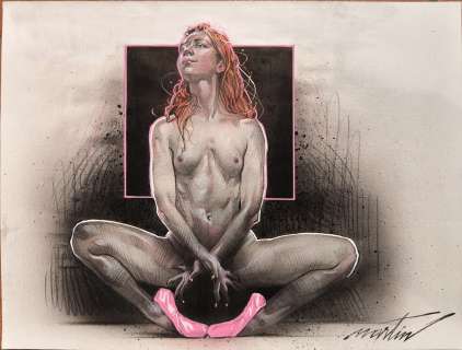 James Martin | Pink Shoes, original art | ComicArt.dk