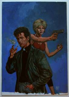 Fabry, Glenn - Preacher Jesse Custer & Tulip painting