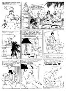 Vance William. (Né En 1935) | VANCE William. Â« XIII. Pour Maria". Encre de Chine noire pour la planc | Tessier Sarrou