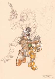 Buchet. Illustration originale Sillage | BDEnchères