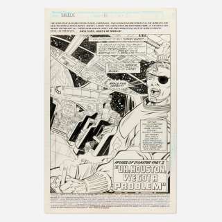 Herb Trimpe and Romeo Tanghal, Nick Fury, Agent of S.H.I.E.L.D. #16 Story Page 1 Original Art (Marvel Comics, 1990) | Landry Pop Auctions