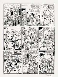 Margerin, Franck (19... | Lucien. Tome 6. Lulu s’maque, Encre de Chine sur papier... | Coutau Bégarie