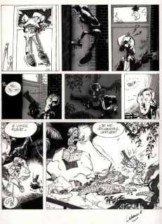 LucÂ WARNANT - Planche originale 5 du tome 1 de SODA - Un ange trépasse -