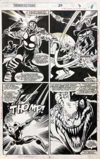 Ron Frenz/Thunderstrike n°20. Planche originale n°… | Dagoty