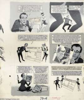 Jack Rickard - Mad #79, page 24 Original Art (EC, 1963). This painted page by Jack Rickard incorporates an actual - | Heritage